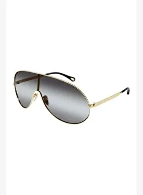 Chloe CH0283S 001 Gold Shield Gri Kadın Güneş Gözlüğü