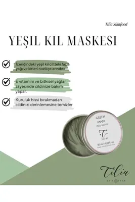 Tilia Skinfood YEŞİL MASKE