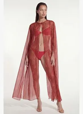 Movom MAYURA AÇIK SIRT BLUZ KAFTAN