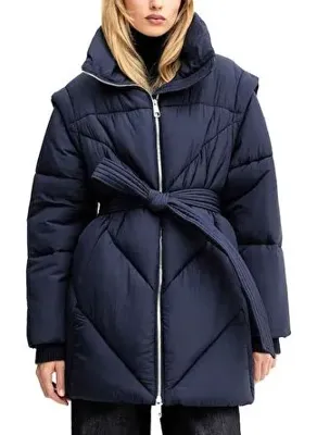 BOSS Lacivert Kadın Mont 50547306