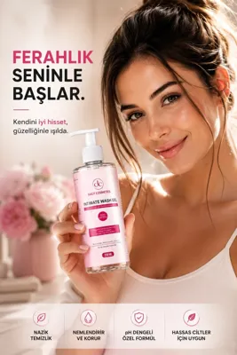 Dagy Cosmetics İntim Yıkama Jeli Genital Bölge Temizleyici, Koku, Mantar, Kasıntı İntim Bakım Ürünü 250ml