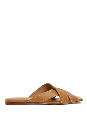 Tod's Kahverengi Kadın Deri Terlik