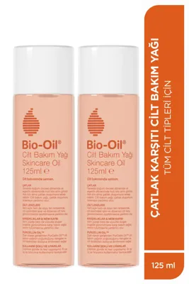 BIO-OIL Çatlak ve Leke Karşıtı Nemlendirici Cilt Bakım Yağı 125 ml 2'li Set Vitamin E