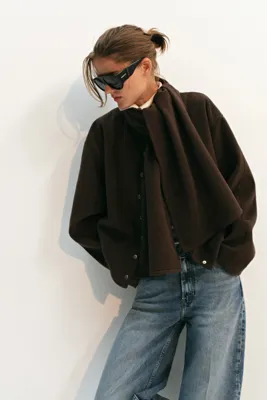 H&M Atkı Detaylı Ceket