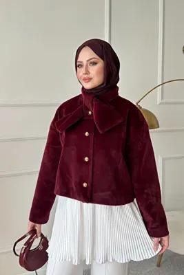 LOCCO Kadın Beli Lastikli Piiseli İçlik Etek Beyaz