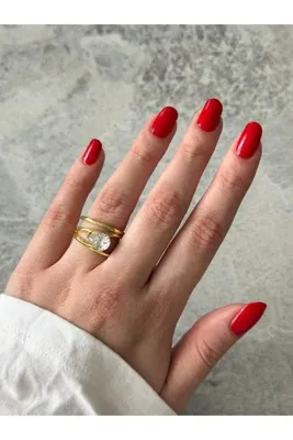 Bubbleatelier Gold Cuffy Yüzük Ayarlanabilir yüzük