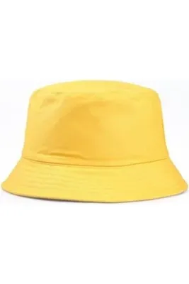 HemenALbence Kova Model Balıkçı Bucket Hat Sarı Şapka