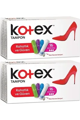 Kotex Tampon Normal 32 Li Set (2PK*16)