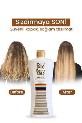 Bio Keratin Gold Gold Brezilya Fönü Keratini 700 ml 8681546031073