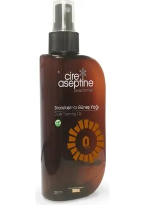 Cire Aseptine Güneş Yağı Bronzlaştırıcı Spf0 90 ml