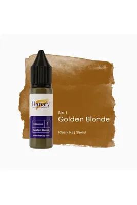 HANAFY Golden Blonde No1 15ml Kalıcı Makyaj Kaş Pigmenti
