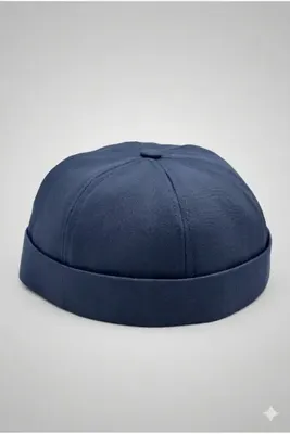 Belifanti Collection Gri Docker Cap Ayarlanabilir HipHop Sipersiz Retro Takke Şapka