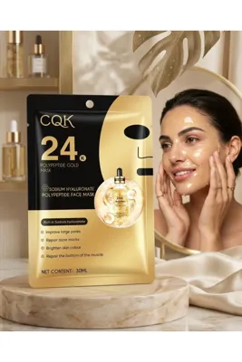 MEMOVA 24k Altın Maske Polipeptit Gözenek Sıkılaştırıcı Ve Leke Karşıtı Aydınlatıcı Kağıt Maske 30 ml