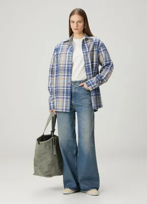 Golden Goose Mavi Boyfriend Jean Pantolon