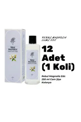 Rebul Lavanda Edc 250ml Cam Şişeli Lavanta Kokulu Kolonya 12 Adet (1 koli)
