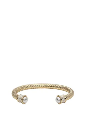 Halcyon Days Salamander Pearl Gold Torque Bangle Bracelet Bileklik