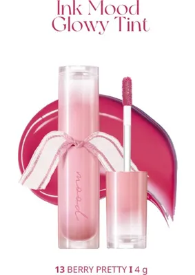 PERIPERA Kalıcı, Pigmentli, Parlak Bitişli Tint PERIPERA Ink Mood Glowy Tint 13 Berry Pretty (Peritage)