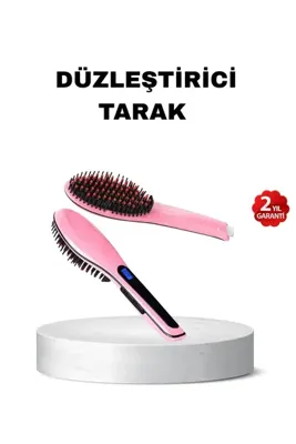 EGE YAPI Dijital Ekranlı Seramik Saç Düzleştirici Tarak – 5 Kademeli Isı Ayarı, İyon Kontrollü