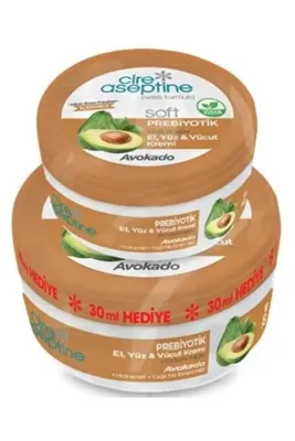 Cire Aseptine Soft Prebiyotik Avokado Krem 100ml + 30ml