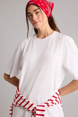 Defacto OverShirt Fit Bisiklet Yaka Basic Düz Modal Kısa Kollu Tişört H4100AX26SM