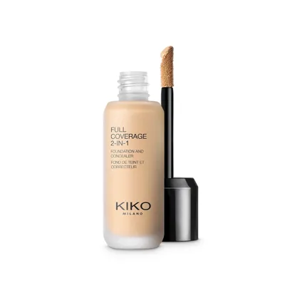 Kiko Milano Fondöten - Full Coverage 2-in-1 Foundation & Concealer - 50 Olive