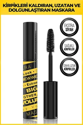New Well Big Lash Volume Mascara Kirpikleri Kaldıran, Uzatan ve Dolgunlaştıran Maskara 6,5 ML