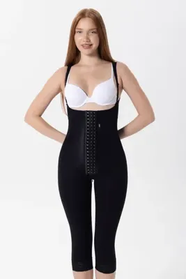 H&A Korse Corset Fajas BBL Diz Altı, Altı Fermuarlı Korse Medikal BBL Liposuction Karın Germe Doğum Sonrası