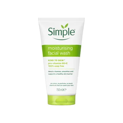 Simple Kind To Skin Nemlendirici Yüz Temizleme Jeli 150 ml
