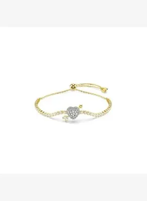 Swarovski 5744061 Swarovski Bilezik Idyllıa:Bracelet Whıte/Gos
