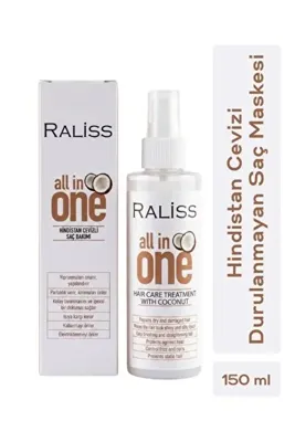 Raliss All in One Hair Treatment Hindistan Cevizi Durulanmayan Saç Maskesi 150 ML
