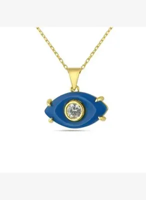Selin Ecer Blue Lucy Göz Kolye