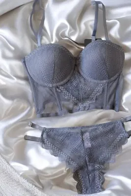 blackstrip Lace Dream - Hafif Destekli Ithal Korse Sütyen Takımı - Büstiyer Bralet Ve Külot Takım-