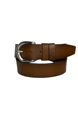 GoDeri %100 Hakiki Deri, Gümüş Tokalı Tosado Kadın Kot, Spor Kemer 4 Cm=an-byn-45