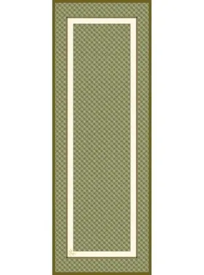 19v69 ITALIA Düz Desen Verona Seri Şal Askısı ile Birlikte 72X200 cm Yeşil