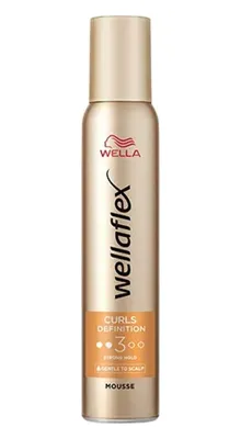 WELLA 4 Adet Wellaflex Curls Definition Köpük Güçlü Tutuş