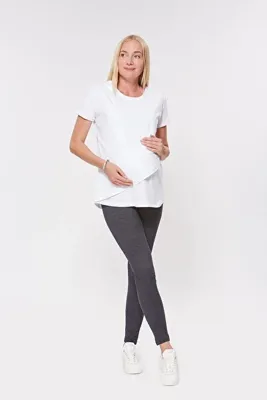 Motherway Hamile Kışlık Belden Ayarlı Cepli Tayt Pantolon