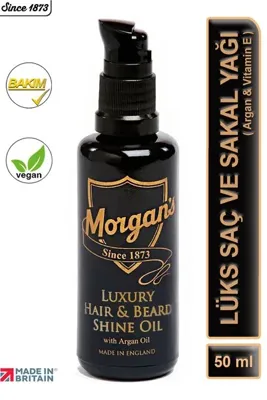 Morgan's Luxury Hair & Beard Argan Oil - Lüks Argan Saç Ve Sakal Bakım Yağı 50ml