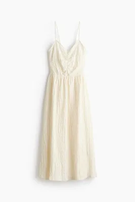 H&M Askılı Krinkle Elbise