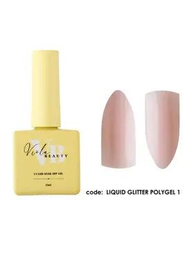 VIOLA BEAUTY Liquit Poly Gel Glitter - Akışkan Formül Yeni? Seri? 13 Ml Şişelerde