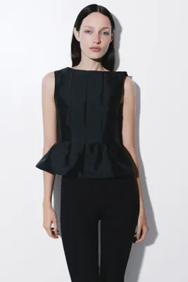 H&M Peplumlu Sırtı Açık Üst