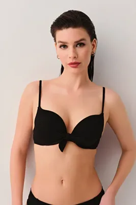 SUWEN Önden Bağcıklı Full Dolgulu Bikini Üst