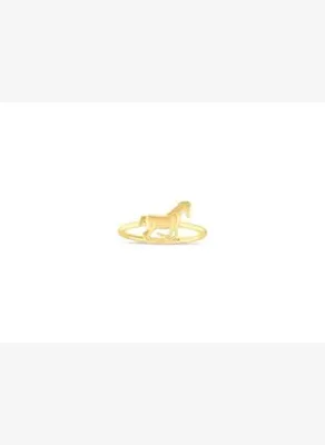 Ema Jewellery Altın Geometrik Taşlı Yıldız Yüzük
