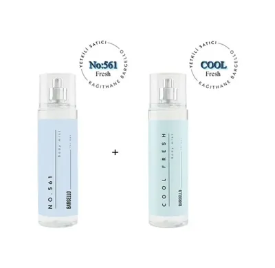 Bargello NO:561 Body Mist Fresh Koku Vücut Spreyi 210 ml Unisex Kullanıma Uygun Ferahlatıcı Etki