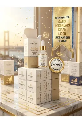 LY LEYO TEKSTİL Donnabella Leke Karşıtı Serum 30 ml - Anti-Spot & Anti-Aging Cilt Tonu Eşitleyici C Vitamini & Arbutin Serum