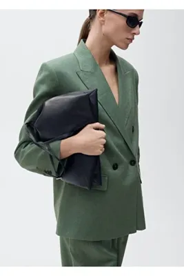 MANGO Woman Keten blazer ceket