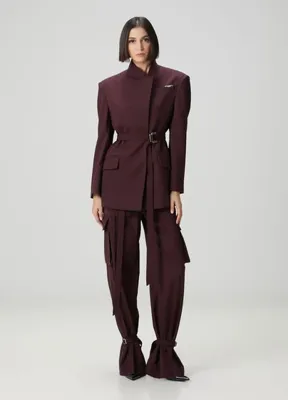 The Attico Bordo Kemerli Pantolon