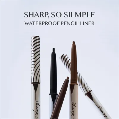 Xmlbayiciniz Suya Dayanıklı, İnce Uçlu Göz Kalemi Sharp So Simple Waterproof Pencil Liner 03 Black Brown Diğer