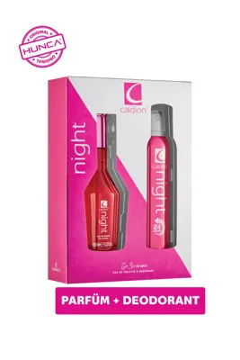 Caldion Night Kadın Parfüm 100ml Edt 150ml Deodorant Set