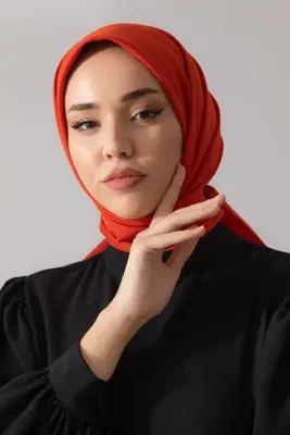 Silk Home Düz Renk Twill Eşarp