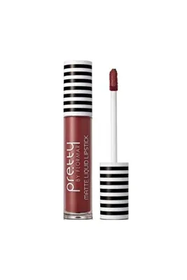 Flormar Yoğun Pigmentli Mat Likit Ruj - Pretty Matte Lipstick - 012 Deep Amaranth- 8690604462827